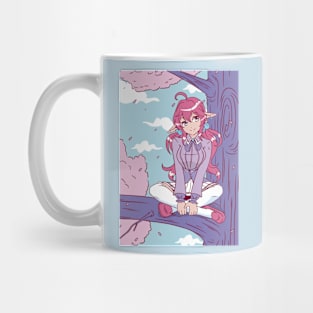 Cute Anime Elf Girl Mug